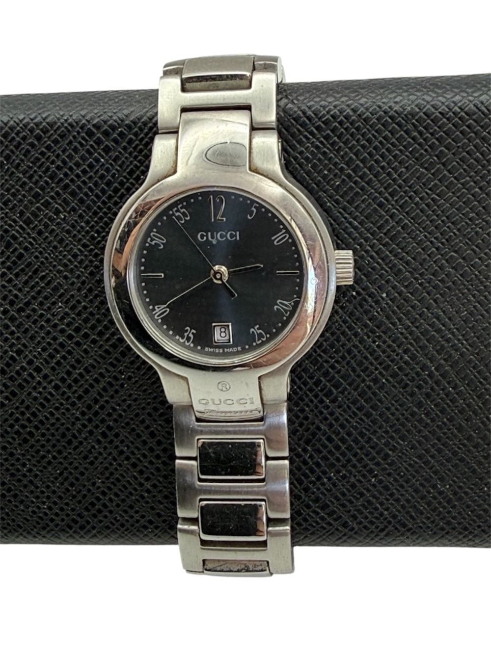 Gucci Vintage Gucci 8900L Stainless Steel Ladies Watch Dark Gray Dial - Picture 7 of 7